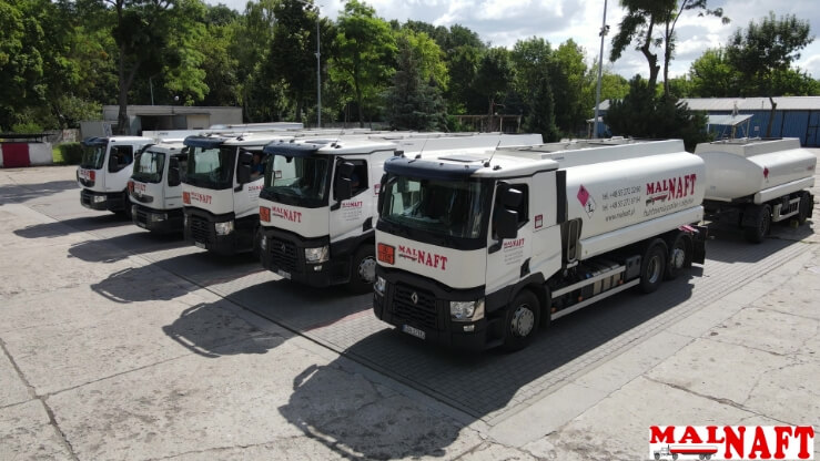 Nowoczesna flota Malnaft – szybka i bezpieczna dostawa paliw